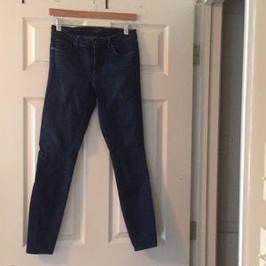 Loft Jeggings. Sz 25/0. Dark blue wash